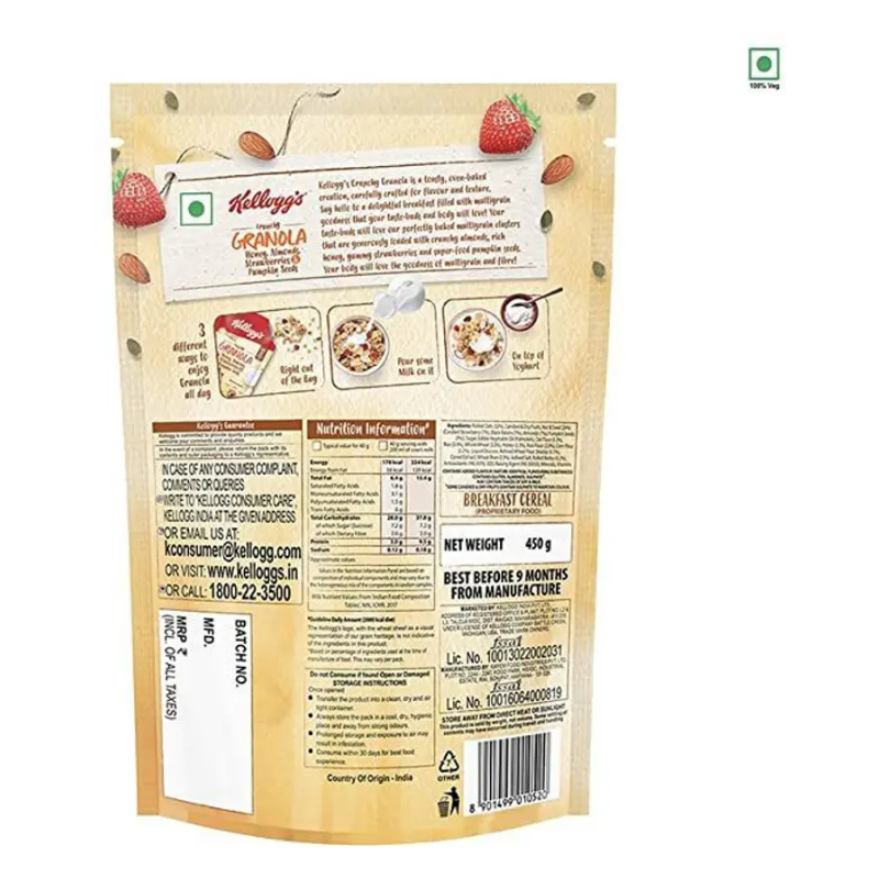 Kellogg's Crunchy Granola Almonds Pumpkin Pouch - Image 4